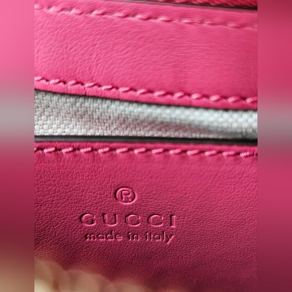 New With Tags Gucci Pink Matelasse Quilted Two-way Leather Bag - Picture 11 of 13